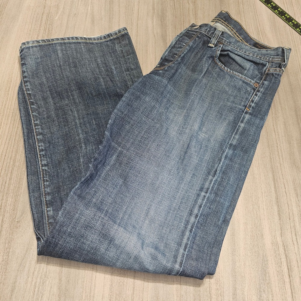 Citizens of Humanity The‎ Easy Jeans Mens Denim Button Fly Dark Wash